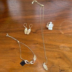 JTV white zircon 18K yellow gold over silver flip flop jewelry